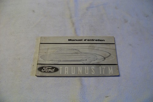 Manuel entretien ford taunus - ford,