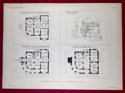 Cannes 1920 villa grand - cannes,