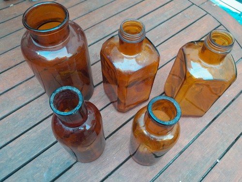Lot anciens flacons - 5,