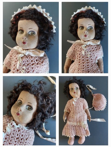 Poupée feutrine 1920 1930 - feutrine,