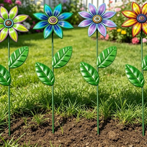 Piquet jardin fer 4 - piquet,