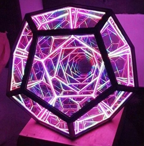 Dodécaèdre infini lampe - l'infini,