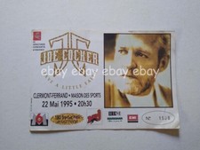 Joe Cocker Ticket Stub Clermont Ferrand Maison Des Sports France May 22 1995