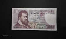 Billet De Banque : 100fr Belge Lambert Lombard En Bon État Craquant