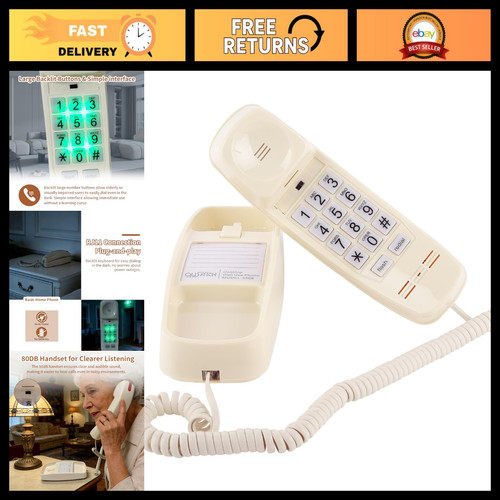 Vintage corded landline phone - vintage,