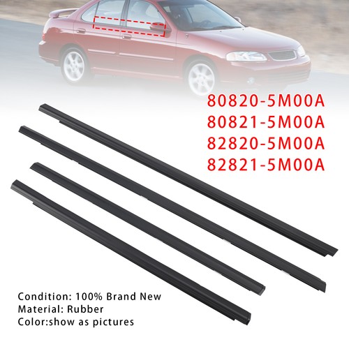 4pcs weatherstrip pour nissan - weatherstrip,