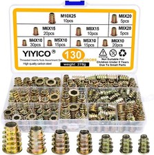 Insert Fileté Bois Inserts Filetés Écrous à Visser Douille M4 M5 M6 M8 M10 Manch