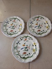 LOT DE 3 ASSIETTES GIEN -