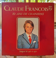 Claude François 10 Ans De Chansons Intégral 1962 À 1972  Box 14 LP  Poster GEANT