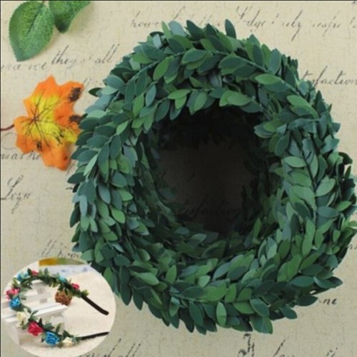 Guirlande feuille verte - 7,5,