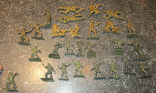 Lot ancien soldat militaire - ),