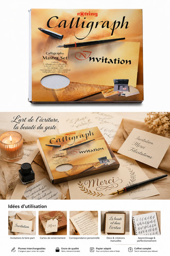 Coffret rotring calligraph - coffret,