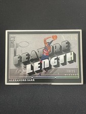 Alexandre Sarr 2024-25 Panini Noir Feature Length Metal Frame 20/25 RC #270