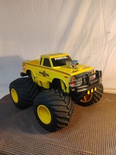 ?VINTAGE 80s Radio Shack RC 4x4 Off Roader Pickup Truck Yellow Pennzoil As Is 