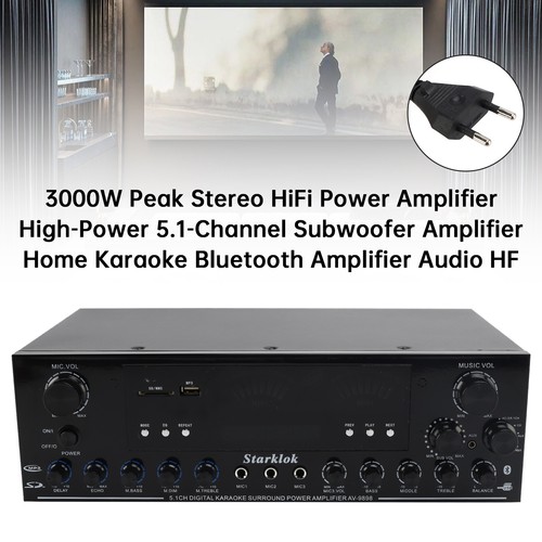 Bluetooth hifi 3000w stéréo - hifi,