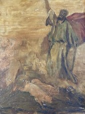 TRes Belle Peinture Huile Sur