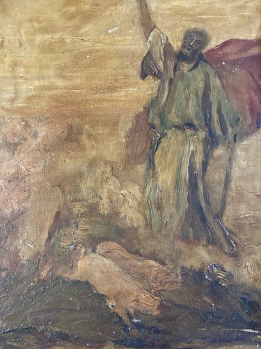 Tres belle peinture huile sur - huile,