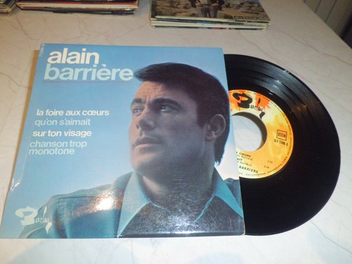 Vinyle 45t alain barriere - vinyle,