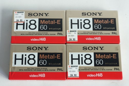 Sony cassettes vidéo - vidéo, 8mm