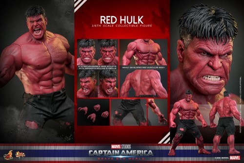 Hot toys red hulk mms797 - red,