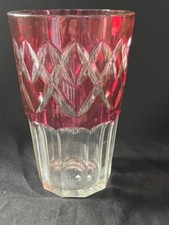 Vase Val Saint Lambert Rouge