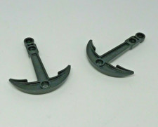 LEGO Pirates : 2x Ancre Bateau - Réf 95354 noir - Set 70810 71042 70618 4184