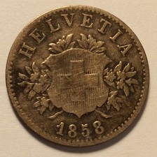 SUISSE 20 CENTIMES ARGENT