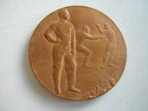 Médaille bronze 50mm tir - bronze,