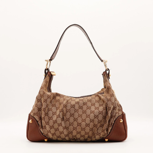 Sac gucci hobo jockey toile - gucci,