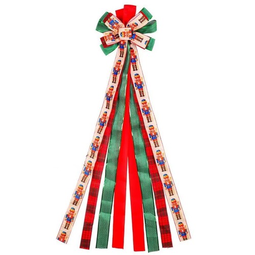 Noël treetopper bow couronne - noël,