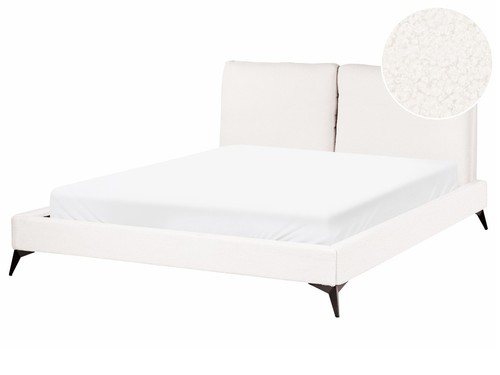 Lit double moderne bouclé - moderne,