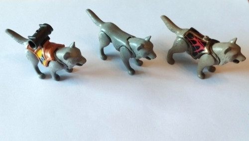Playmobil lot chiens loup - lot,