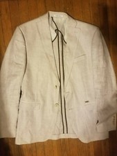 Zara linen sports jacket sz 40