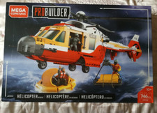 Mega Bloks Probuilder Helicopter Rescue FXY58 Collectible Building Block Toy