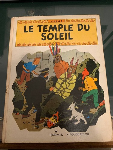 Tintin temple soleil relief - du,