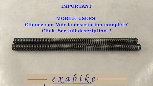 Ressorts fourche pour honda - ressorts,