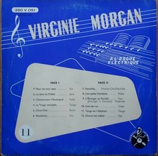 VIRGINIE MORGAN et ses Rythmes ORGUE ELECTRIQUE VOL 11 BRASSENS TRENET RARE 25CM