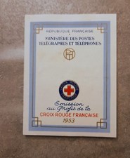 France - 1953, Carnet Croix
