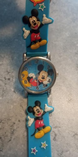 Montre digitale bleue mickey - digitale,