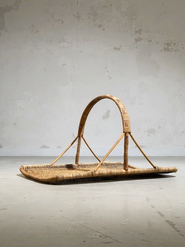 1950 panier porte buche - panier, porte-buche