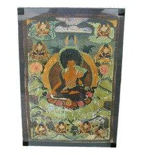 Tangka Tibet XIXe. Bouddha