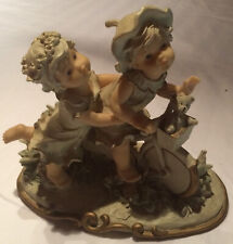 18.5cm resin bicycle little girls figurine (unbranded)