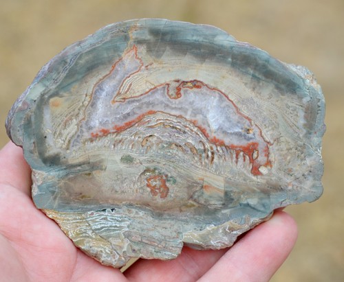 Agate quartz lithophyse - agate, "lithophyse"