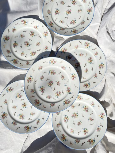 Assiettes dessert - 6, à
