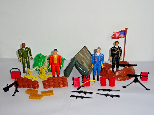 Lot figurines team - a-team, l'agence