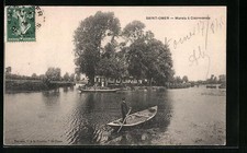 CPA Saint-Omer, Marais à Clairmarais 1908 