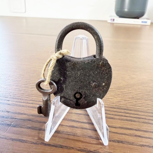 Ancien cadenas fer forgé - ancien, en