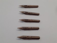 lot 5 plume d'ecriture nibs penna BAIGNOL et FARJON HF andré