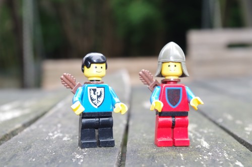 Lego chevalier moyen age lot - moyen,