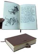 ARTHUR JOURNAL Cowhide Leather Book MORGAN 661 Pages Diary Memorabilia